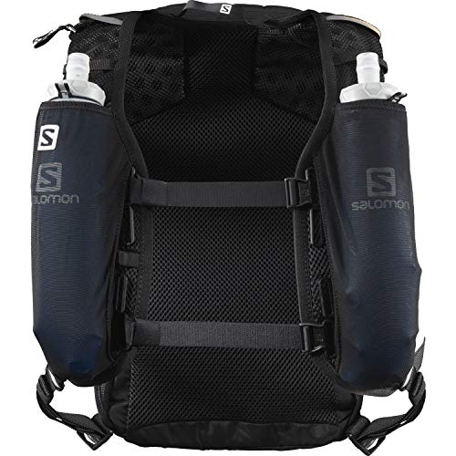 Salomon Agile 6 Set Unisex Hydration Vest 6L Trail Running Hiking ,Black