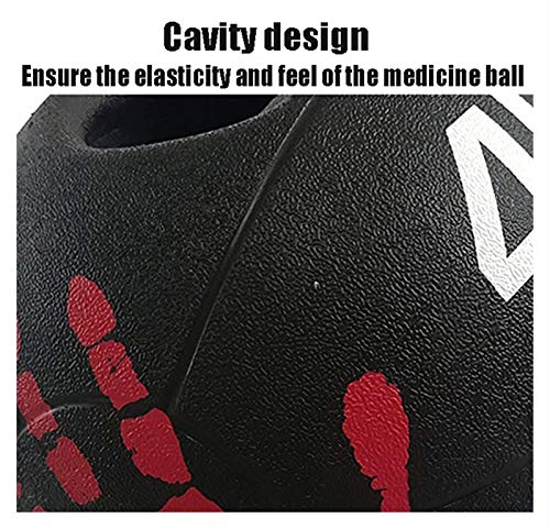 Medicine Ball Double Handle Rubber Medicine Ball, Home Gym Core Strength Training Cardio Fitness Equipment, 3kg/4kg/5kg/6kg/7kg/8kg/9kg/10kg (Size : 10kg/22lbs)