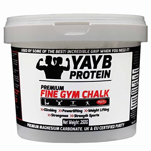 YAYB Premium Gym Chalk Powder - Made in UK/EU - Climbing Powder (50g (BAG))