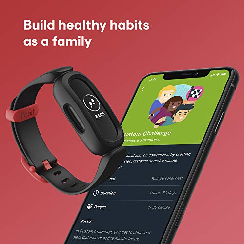 Fitbit Ace 3 Activity Tracker for Kids with Animated Clock Faces, Up to 8 days battery life & water resistant up to 50 m