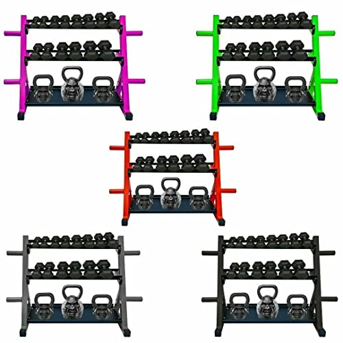 Combo Weight Storage Rack - Dumbbell, Kettlebell and Bumper Plat Storage Rack