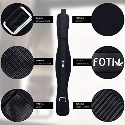 Fotix Weight Lifting Belt Pro Quality Neoprene Back Support Gym Belt With Speed Grip Strip Closure And Stainless Steel Hook And Loop Design - 6