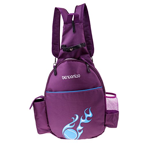 Premium Tennis Racket Backpack - Wear Resistant & Durable - Single or Double Shoulder Bag for Sports or Daily Use - Purple - Gym Store | Gym Equipment | Home Gym Equipment | Gym Clothing