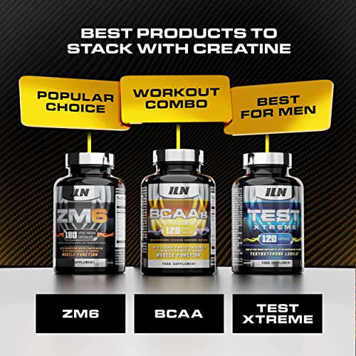 Creatine Capsules - 4,200mg per Serving x 40 Servings - Creatine Monohydrate Enhanced with ALA - Creatine Tablets Suitable for Men and Women (240 Capsules)