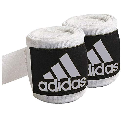 adidas Boxing Crepe Bandage Hand Wraps White, 2 x 350cm, adibp03