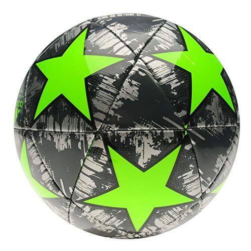 adidas Champions League Football Professional Europe Tournament Ball Adults Silver/Green Size 5