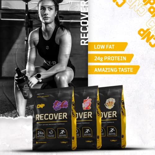 CNP Professional, Pro Recover, 5kg & 1.2kg Fast Acting Post Exercise Recovery Formula, Whey, Carbs, 4 Flavours (Vanilla, 1.2kg)