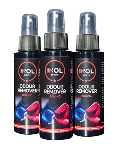 Inol ODOUR REMOVER - completely eliminates bacteria and odours. Spray into boxing gloves, boots, hand wraps. X 3 100ML