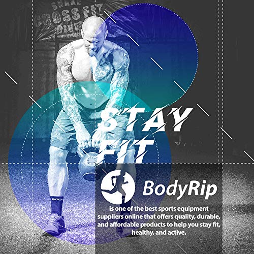 BodyRip 4kg Cast Iron Kettlebell | Easy Grip Handles, Ergonomic | Gym Equipment, Home, Fitness, Gymnastics, Exercise, Workout, Cardio | Weights Good for Men and Women - Gym Store | Gym Equipment | Home Gym Equipment | Gym Clothing