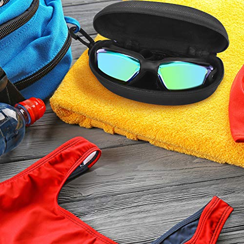 Bezzee Pro Swimming Goggles - UV Protection & Anti Fog Swim Goggles with Storage Case - No Leaking & Adjustable Silicone Strap for Adults, Men, Women and Youth - Soft Nose Bridge - For All Swimmers