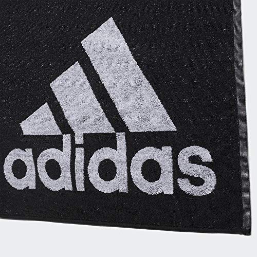 Adidas Unisex Adult S Towel - Black/White, 50 x 100 cm