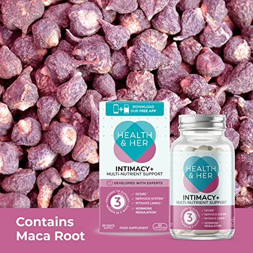 Health & Her Intimacy+ Multi-Nutrient Support for Women – A Natural Booster Supplement Containing Maca Root and Tribulus to Help Discover You Again -1 Month Supply - 60 Vegan Tablets…