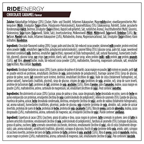 Power Bar Ride Energy Bar (18x55g) Chocolate Caramel Grey