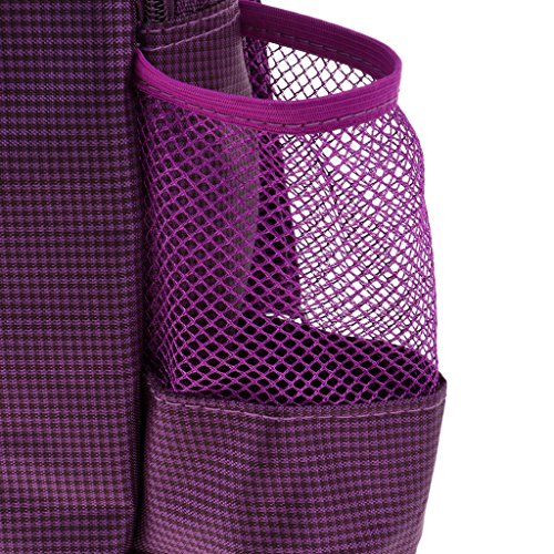 Premium Tennis Racket Backpack - Wear Resistant & Durable - Single or Double Shoulder Bag for Sports or Daily Use - Purple